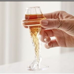 "A Christmas Story" Acrylic‎ Leg Lamp Shot Glass NIB Fragile